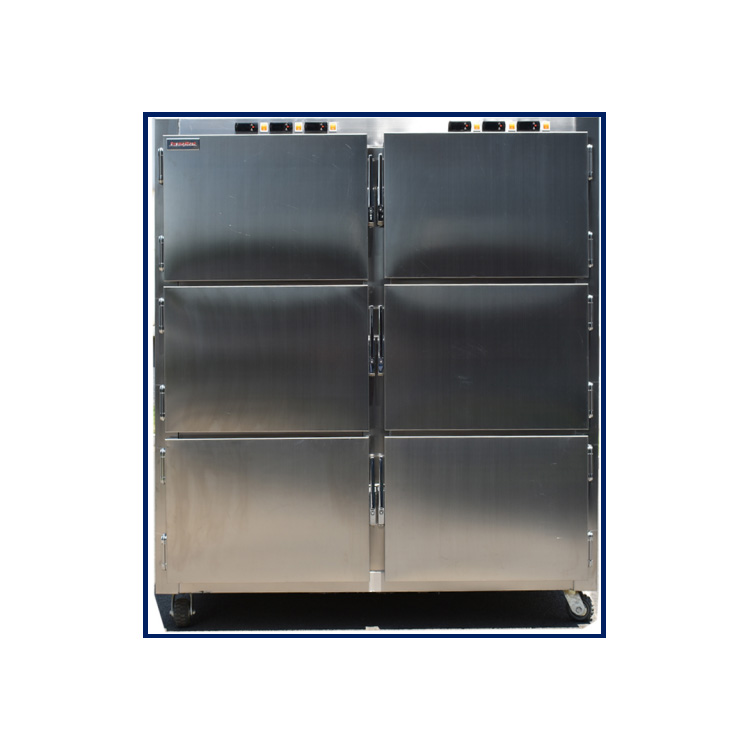 병원 영안실에 시신을 보관할 때 보존과 에너지 효율성을 모두 보장하려면 냉동 시스템의 온도를 어느 정도 유지해야 합니까?